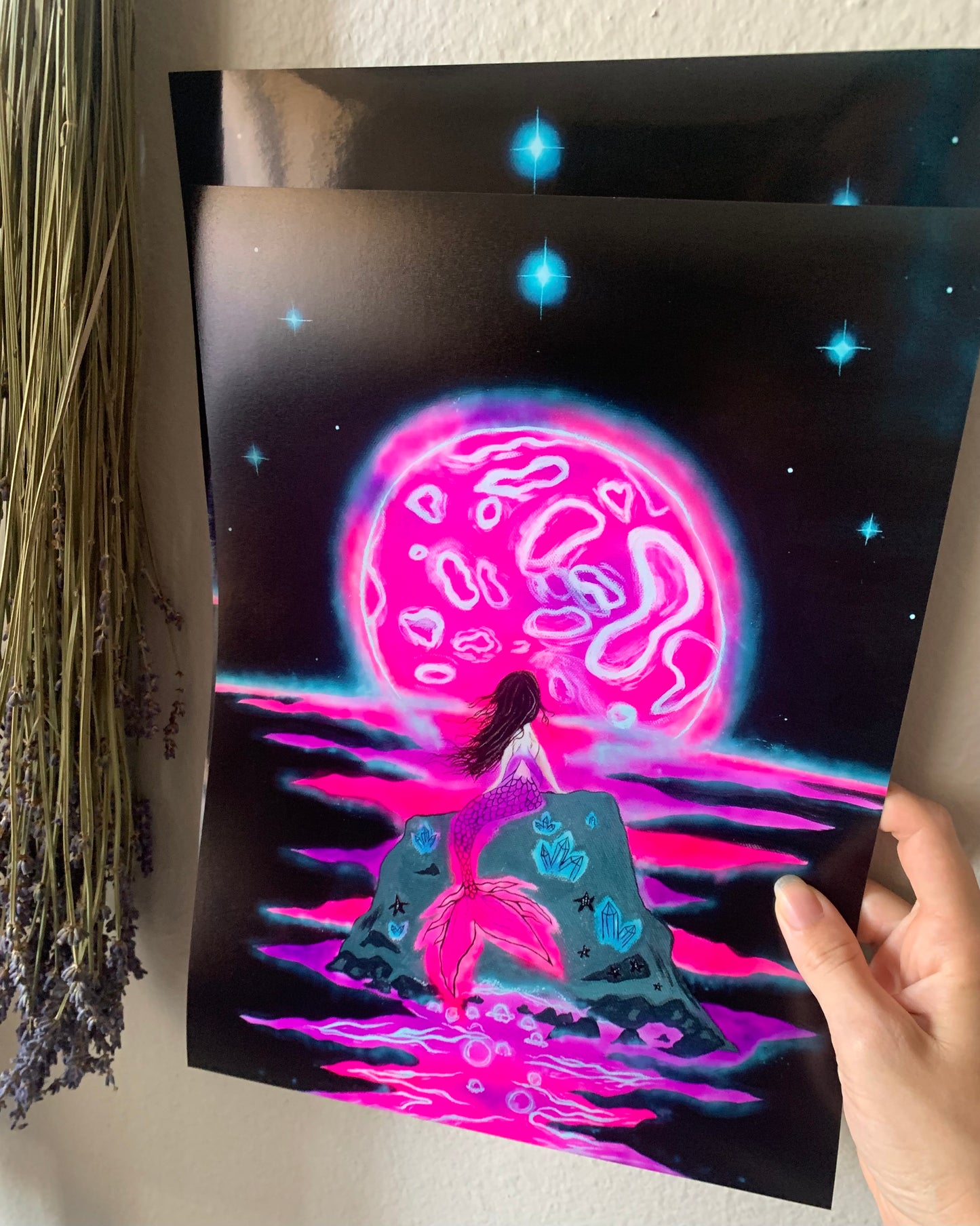 Mermaid of the Stars Fine Art Prints