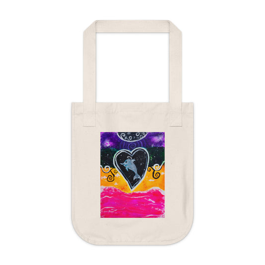 Galactic Dolphin Tote Bag