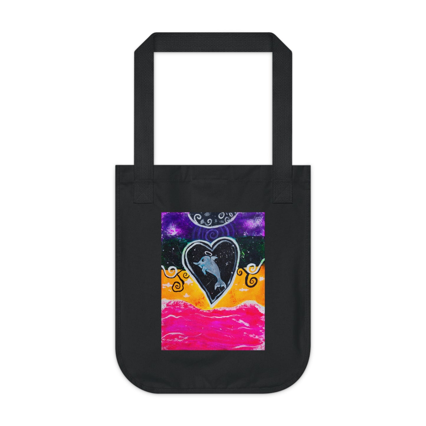 Galactic Dolphin Tote Bag